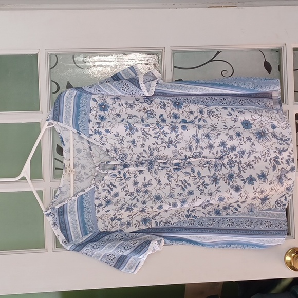 Como Blu summer top women's size large - Picture 1 of 5